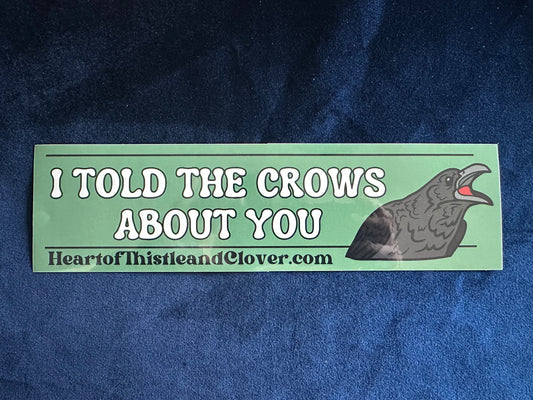 Crows Bumper Sticker